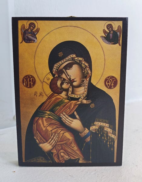 Ikoni Hellyyden Jumalan&auml;iti ja arkkienkelit 10x15 cm