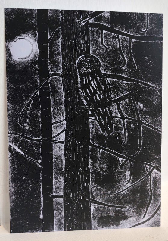 Postikortti/printti P&ouml;ll&ouml; ja kuu A5